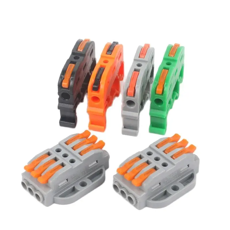 

Multifunction Quick Docking Cable Wire ConnectorsÂ PCT-211/223 Fixing Push-In Universal Compact Electrical Wiring Terminal Block