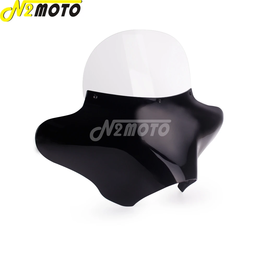 Прозрачная маска на лобовое стекло для Harley Touring Softail Dyna Road King Street Fat Bob Low Ride