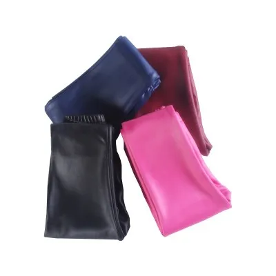 2020 зимние леггинсы для девочек искусственная кожа плюс бархат утолщение детские