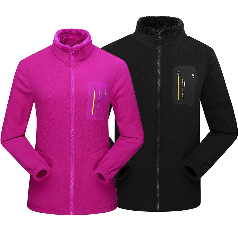 Мужская и женская уличная спортивная флисовая куртка осенне зимняя Лыжная