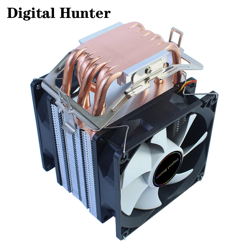 

6 Heatpipes CPU Cooler Radiator Silent 4PIN PWM 150W For Intel LGA 1150 1151 1155 1200 1366 2011 X79 X99 AM3 AM4 Ventilador