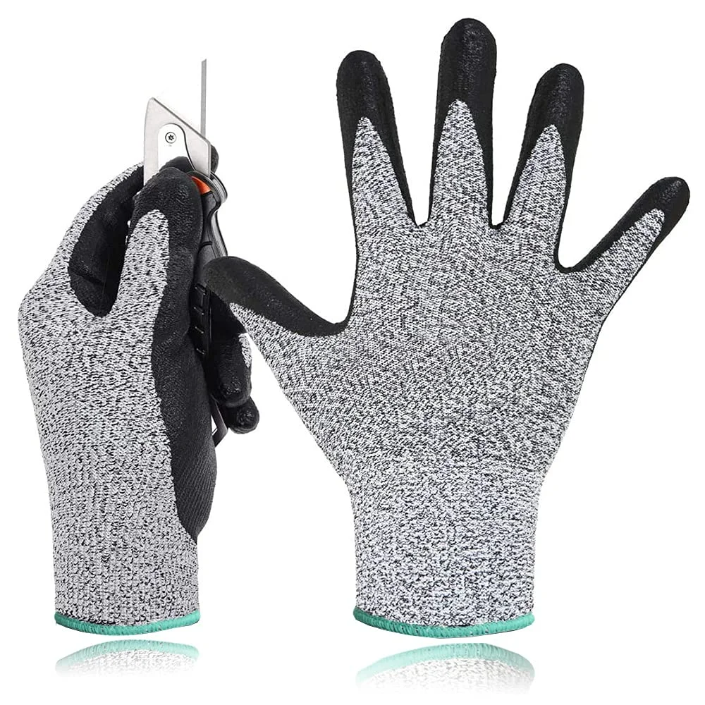 Перчатки для работы с защитой от порезов Нескользящие рабочие перчатки