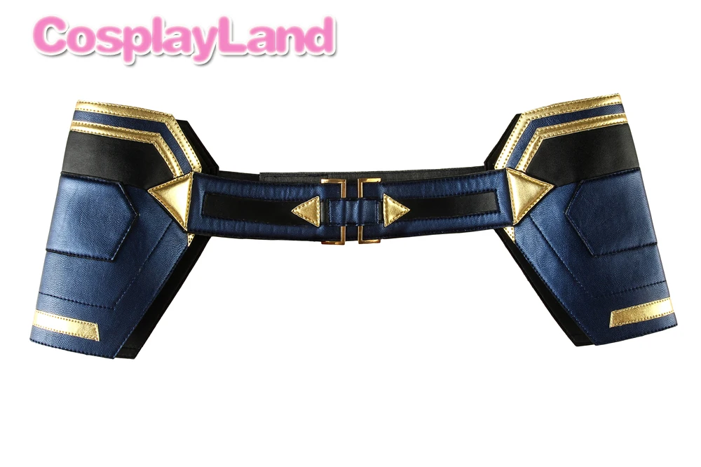 Мстители 4 эндигра Марвел Капитан костюмы косплей костюмы на Хэллоуин Carol Danvers реквизит косплей костюм Необычный кожаный комбинезон