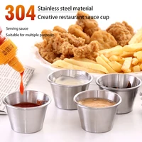 304 stainless steel sauce cup steak salad ketchup cup vinegar dipping snack tableware seasoning dish kitchen gadget