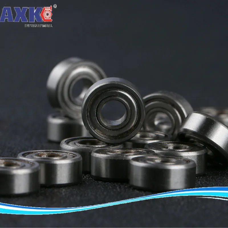 

AXK 500pcs/lot free shipping Wholesale Double Shielded Miniature Deep Groove Ball Bearings MR84ZZ 4*8*3 mm