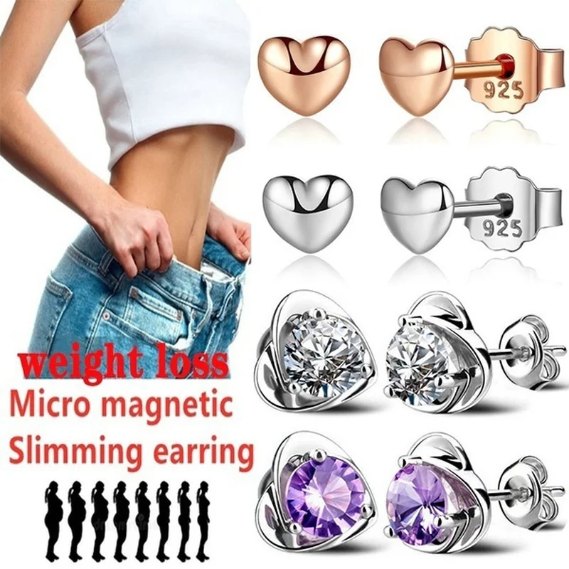2021 New Fashion Love Earrings Exquisite Weight Loss Earrings Fitness Sports Beauty Health Jewelry Health Weight Loss Gifts