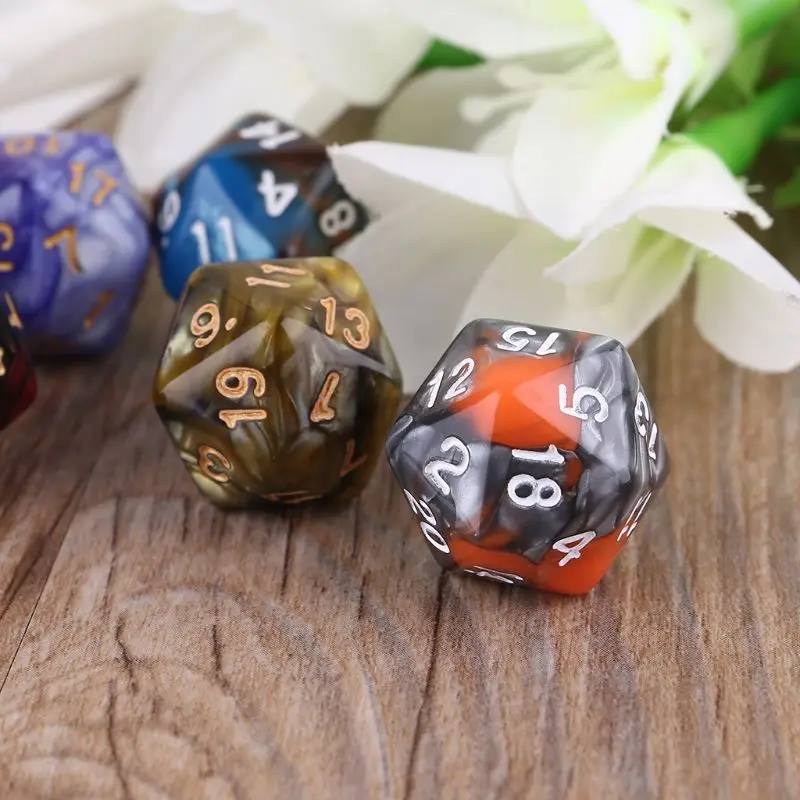 

7pcs D20 Polyhedral Muti-sided Dice Numbers Dials Table Board Role Playing Game