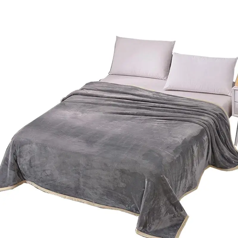 Зимнее одеяло из кораллового флиса домашняя теплая и экологичная печать