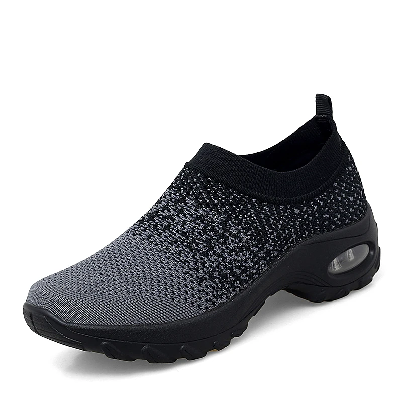 2021 New Sneakers Women Tennis Shoes Mesh Breathable Slip on Flat Anti-Slip Woman Outdoor Trainers Female Zapatos De Mujer