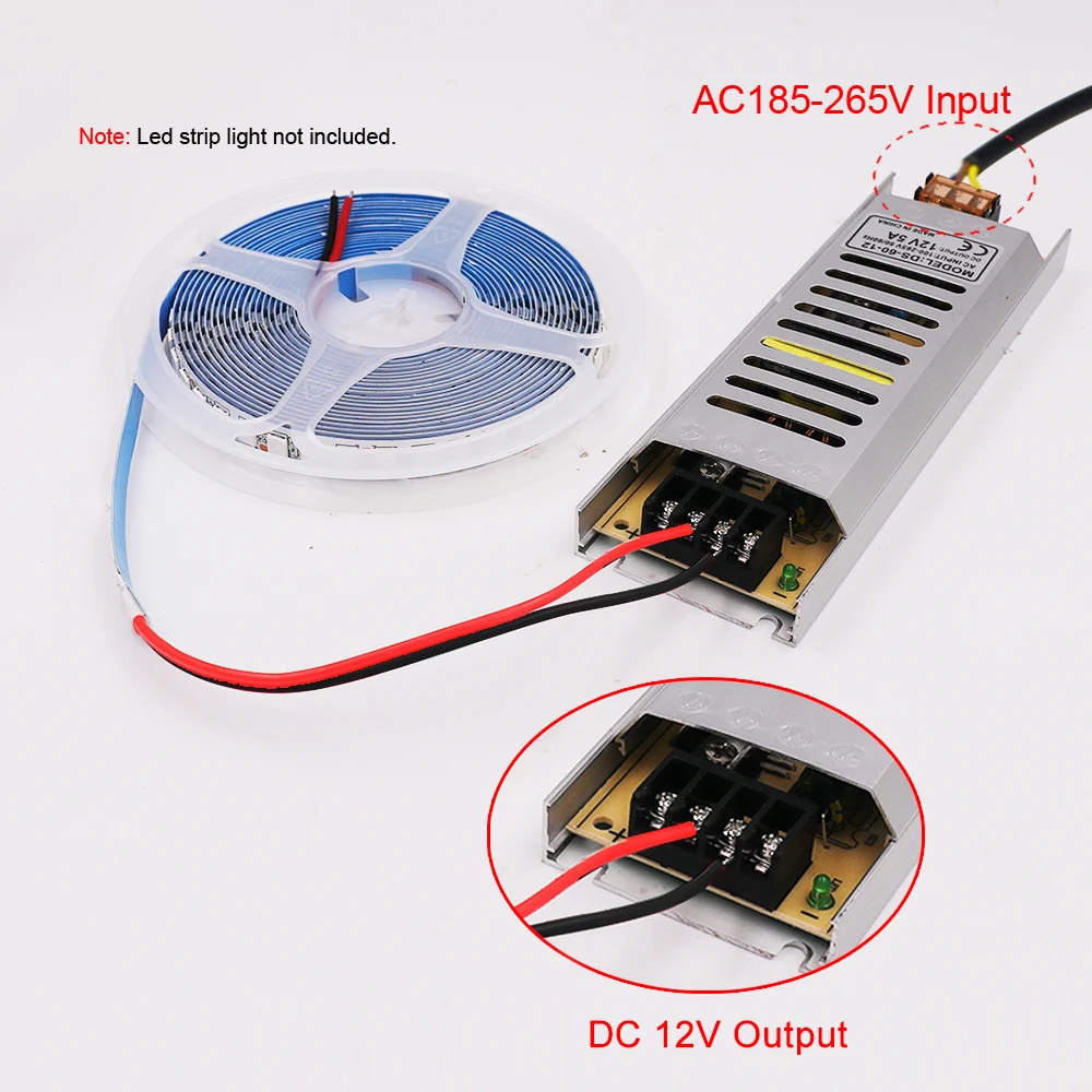 Switching Power Supply 220V To 12V 24V Transformer Source Adapter For Led Strip CCTV 400W 300W 200W 150W 100W 60W 25W | Обустройство