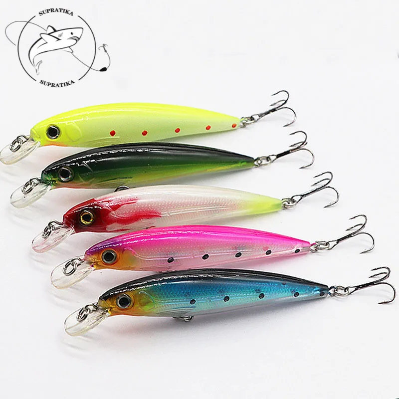 

3D Eyes Anti-Corrosion Freshwater Fishing Lure Hard Bait Artificial Luminous14g/11cm Floating Minnow High Quality Fishing Bait