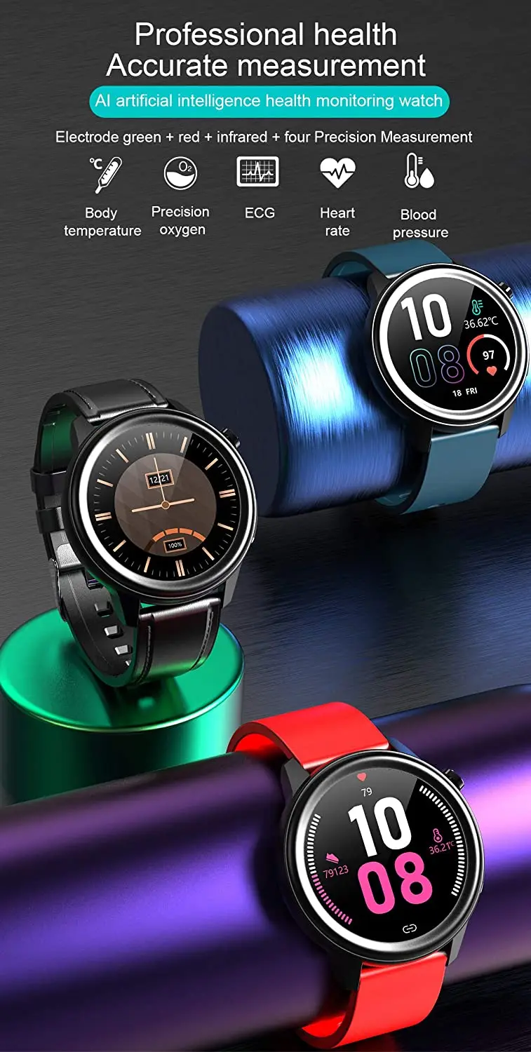 

Fitness Tracker with Blood Pressure HR Monitor Upgraded Activity Tracker Watch with Heart Rate Color Monitor IP68 Sport Tracking