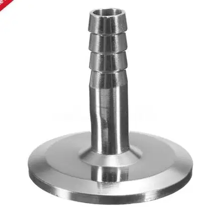 

8MM Stainless Steel Sanitary Hose Barb Connector Ferrule Pipe Fitting Tri Clamp