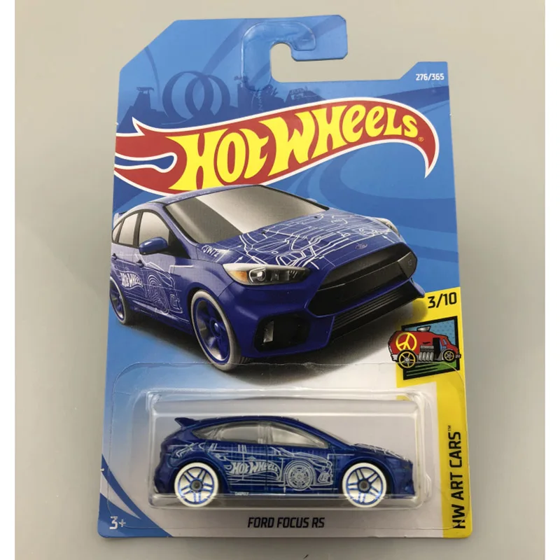 276-FORD FOCUS Hot Wheels 1:64 Car FORD FOCUS RS Forza Motorsport Collector Edition Metal Diecast Model Cars Kids Toys Gift - Цвет: 276-FORD FOCUS