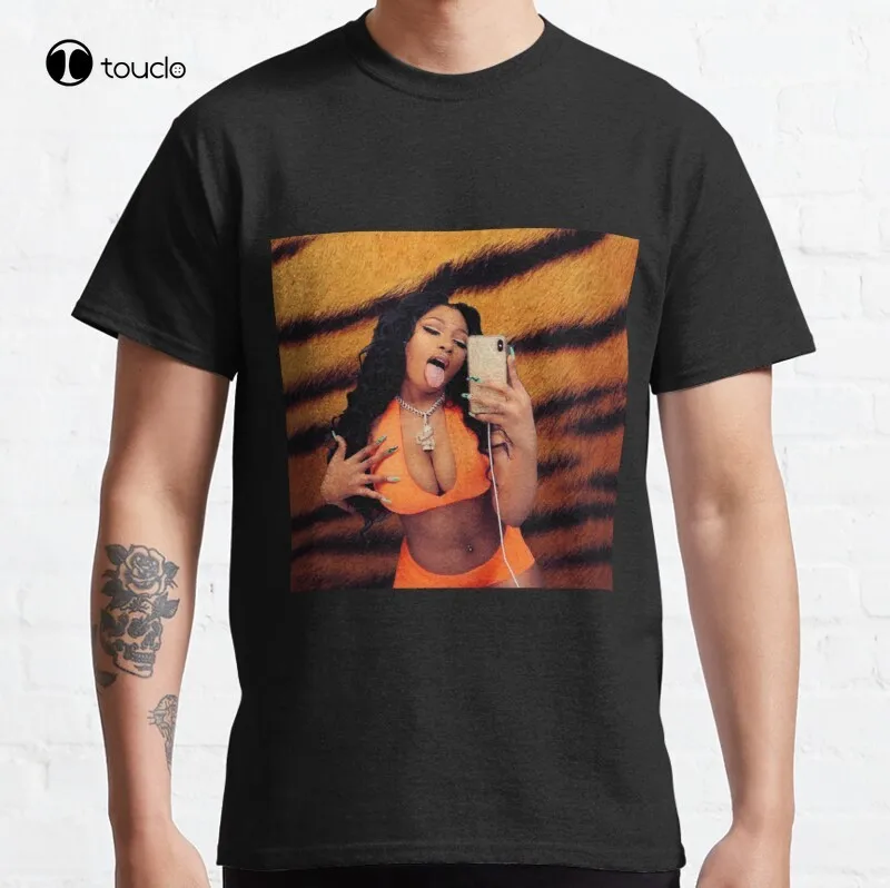 

Megan Thee Stallion Classic T-Shirt Cotton Tee Shirt Unisex