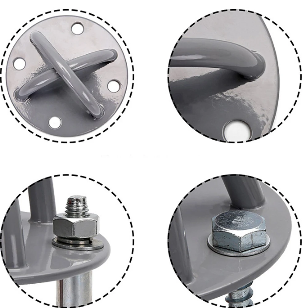 

Gray Wall Ceiling Mount Bracket Aerial Yoga Swing Brackets 2/4 Holes Hook Fixed