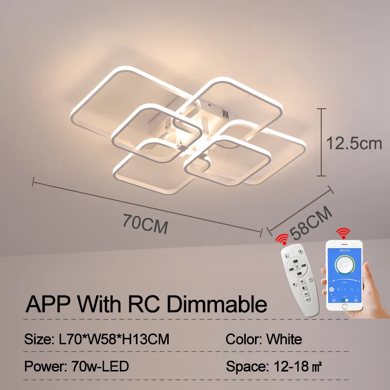 

Потолочный светильник NEO Gleam прямоугольный белый