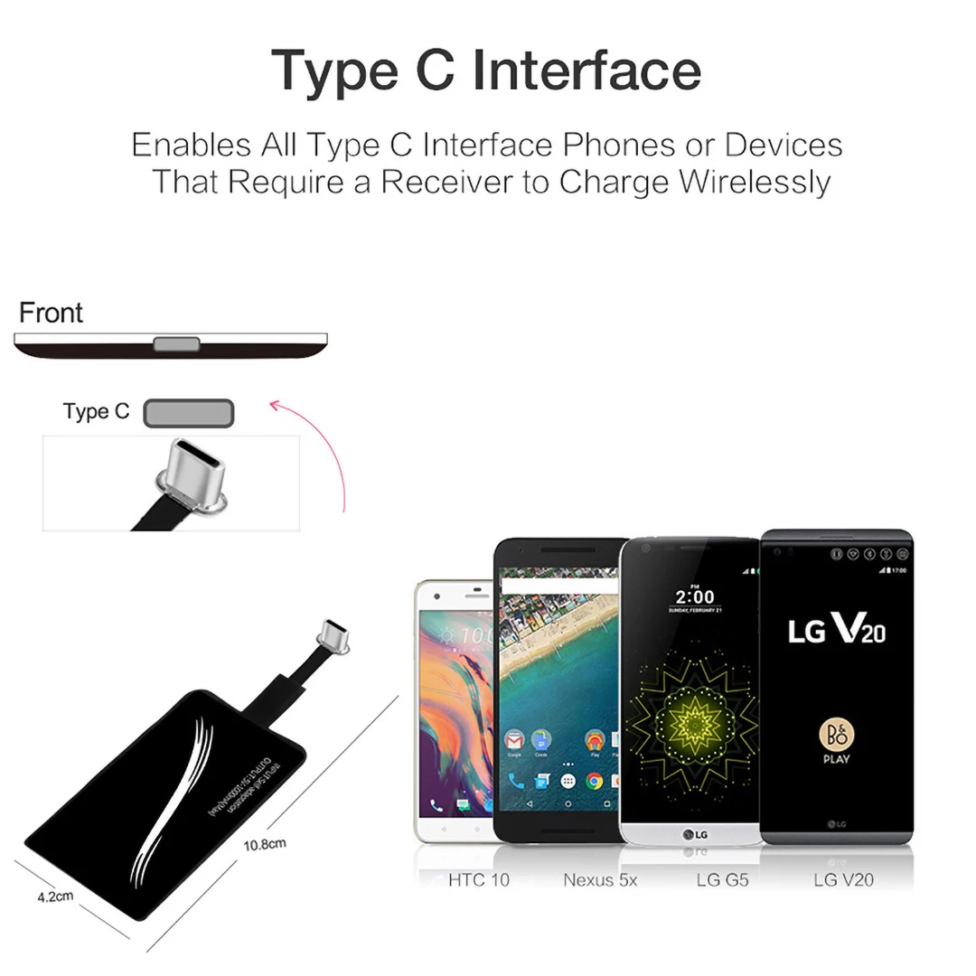 QI Беспроводное зарядное устройство с беспроводным зарядным приемником для iphone 6 6S 7 samsung S6 мобильный телефон Индукционная зарядная площадка адаптер док-станции