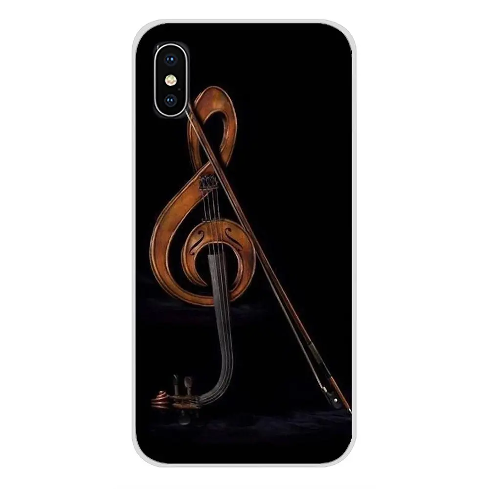Violin Music Musical Note For Samsung A10 A30 A40 A50 A60 A70 Galaxy S2 2 3 Grand Core Prime Accessories Phone Cases Covers | Мобильные