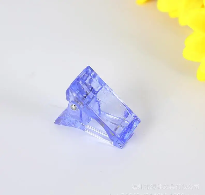 5Pcs Nail Tips Clip Quick Building Poly UV Builder Gel Assistant Tool DIY Manicure Plastic Extension Clamp