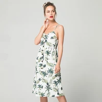 summer womens button floral print dress 2021 new off shoulder party beach sundress ladies plus size boho spaghetti long dresses
