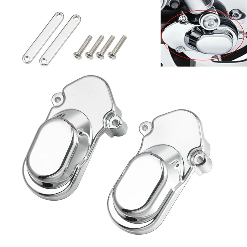 

Chrome Rear Axle Cover Bolt Cap Kit for Sportster XL 1200 883 2005-17
