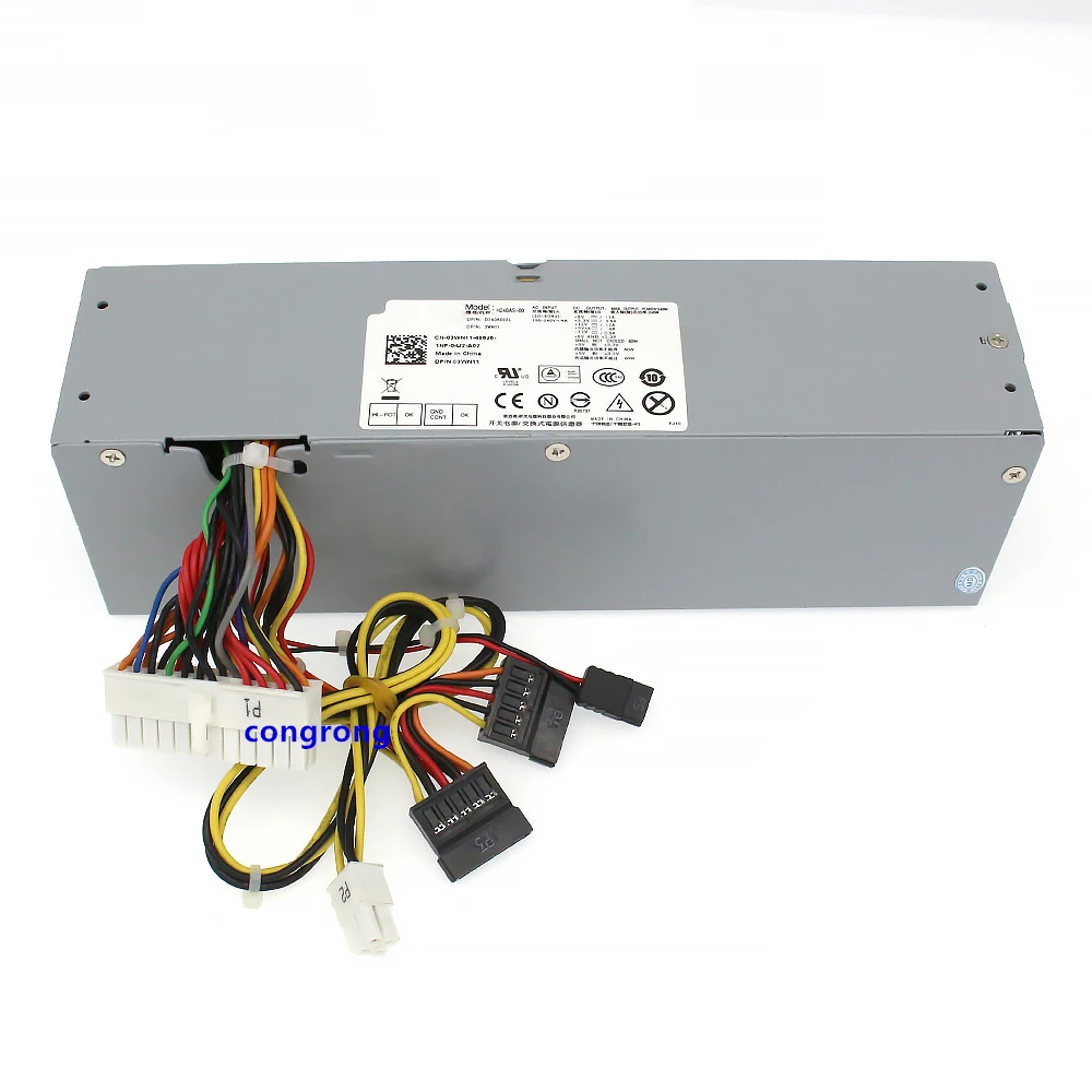 Новый PSU для Dell OptiPlex 390 790 990 3010 7010 9010 с волокнно Оптической вилкой Питание 3WN11 L240AS 00
