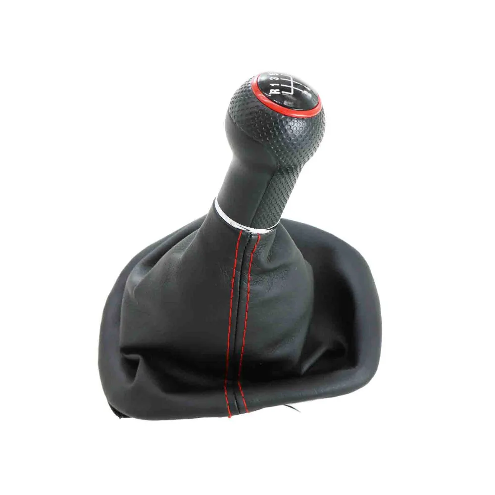Для VW Golf 4 MK4 Jetta 4 Varaint Bora 1998 1999 2000 2001 2002-2006 Новые 5 шт/упаковка, Скорость ручка переключения рулевого механизма автомобиля с кожаные ботинки