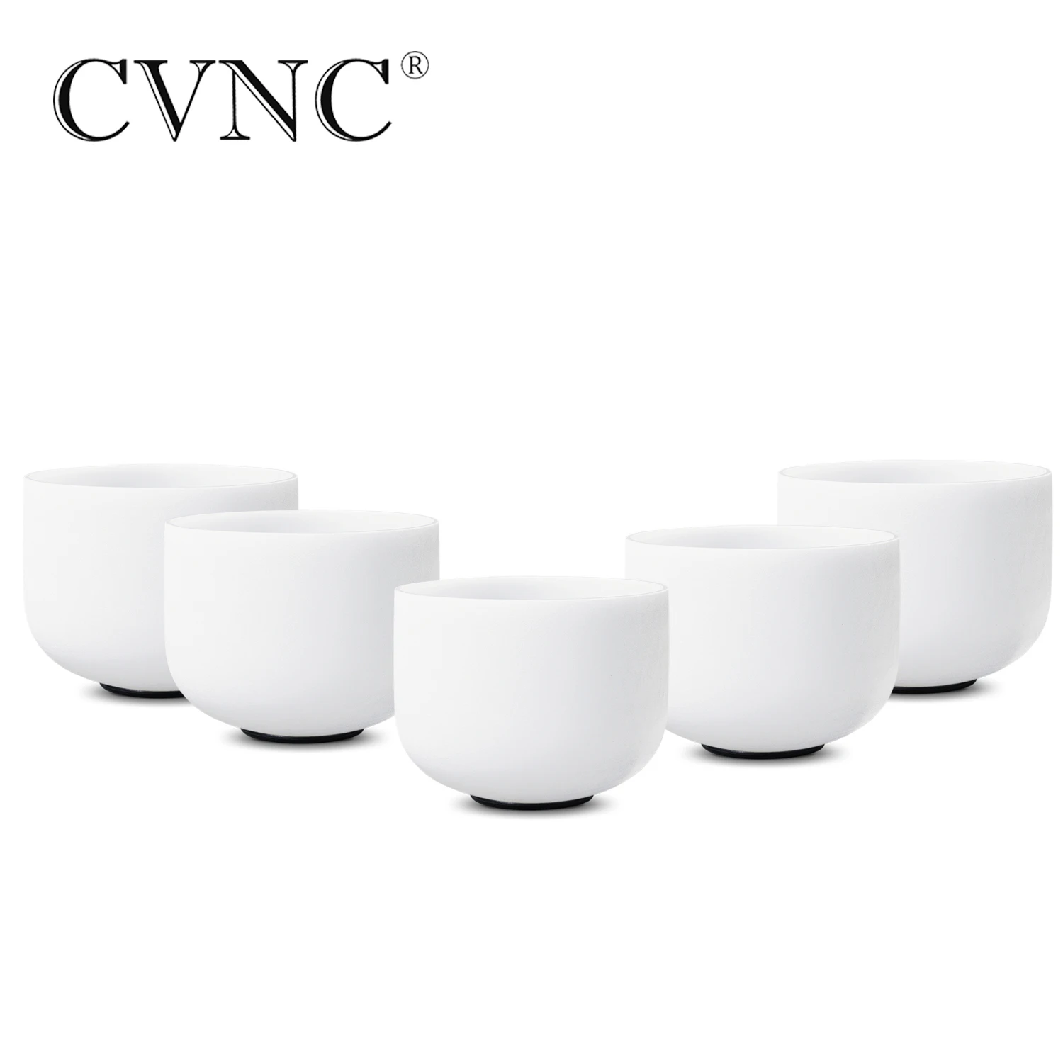CVNC 440 Гц или 432 Гц 5 шт. " Note C# D# F# G# A# матовые кварцевые поющие чаши
