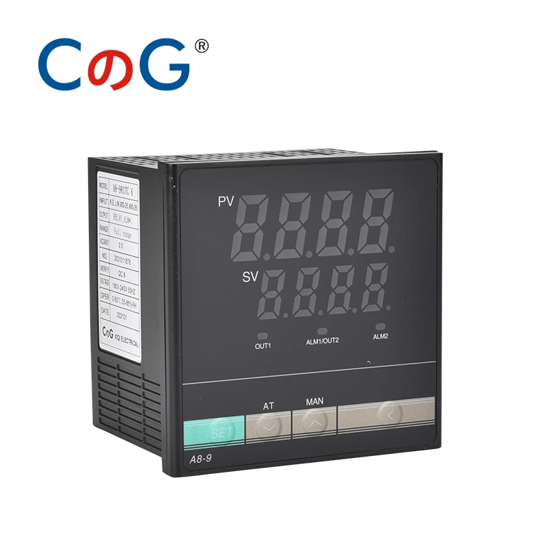 CG A8-9 K Type PID интеллектуальная регулировка цифровой регулятор температуры 96*96 мм |