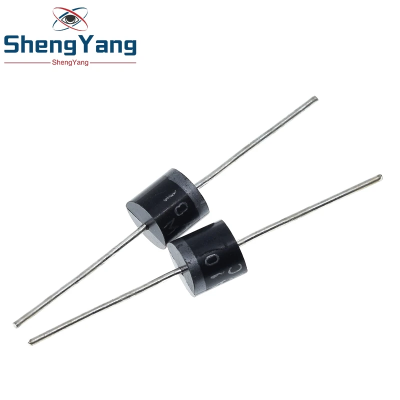 10 шт электрическая осевой выпрямительный диод 10A10 R-6 DIP 10A 1000V 10a10 | Электронные