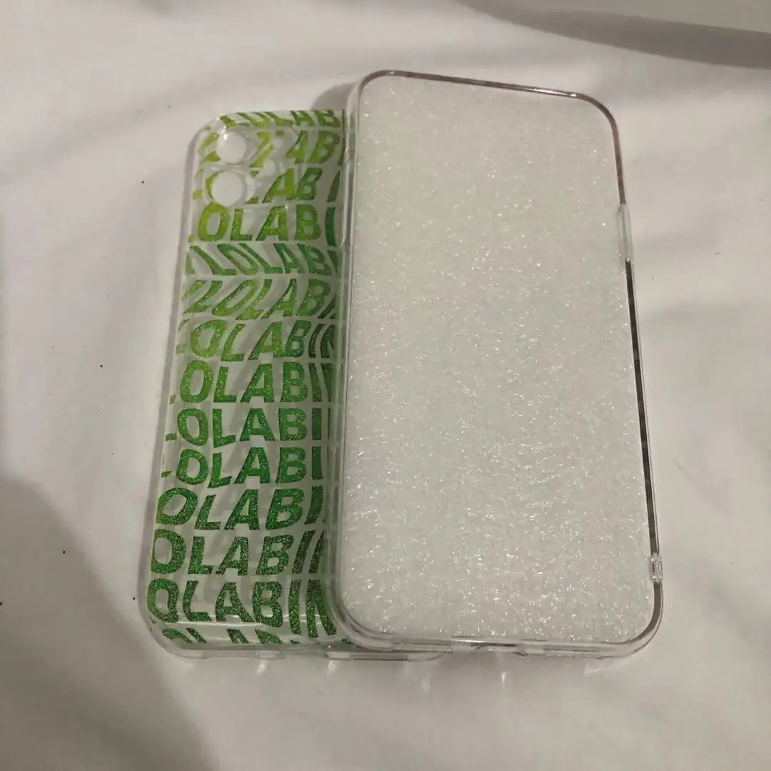 

VIP Apple phone case green and pink