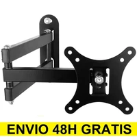 universal retractable tv rack wall mount bracket 17 to 32 inch lcd monitor left and right retractable adjustment angle