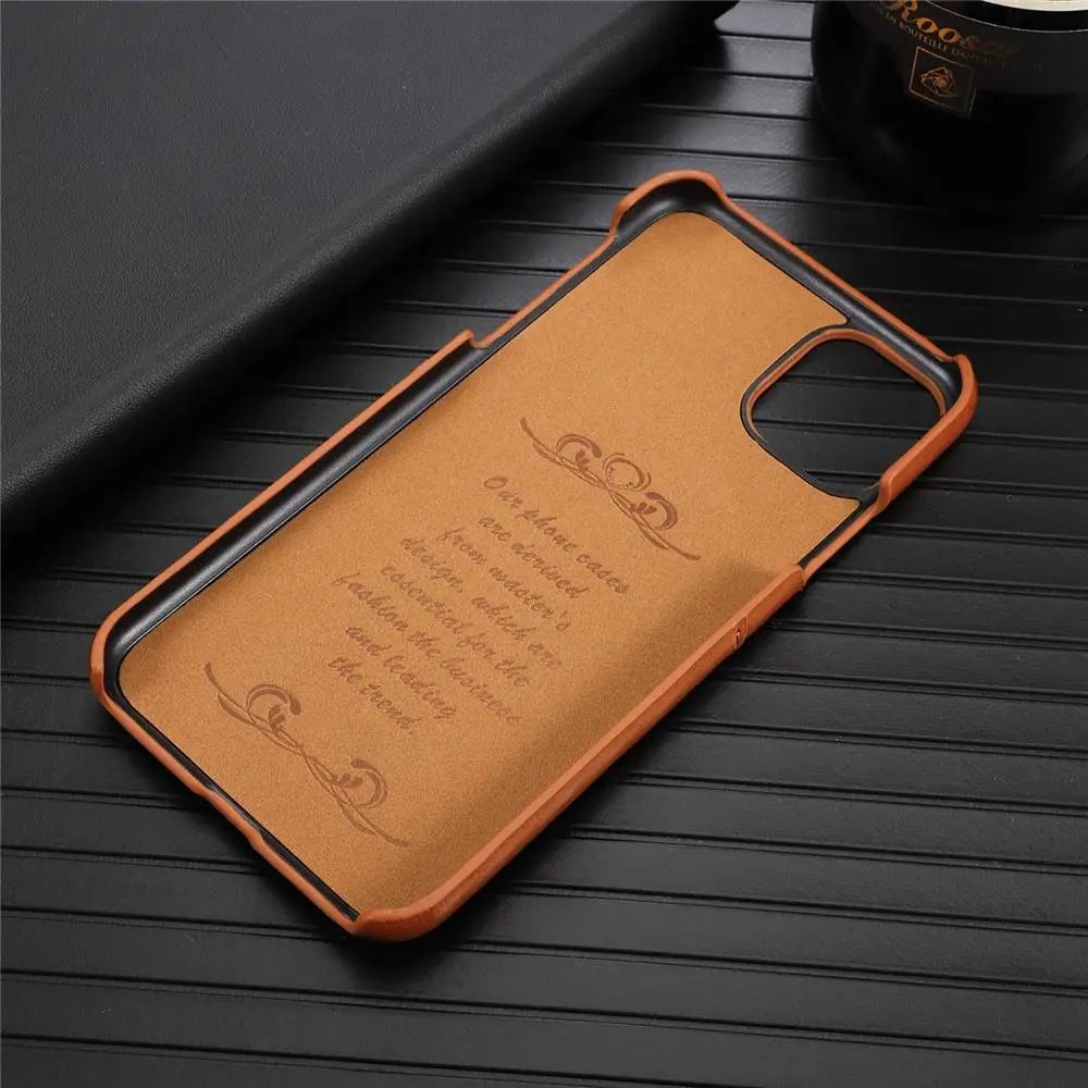 Чехол для телефона из искусственной кожи в стиле ретро KEYSION iPhone 11 Pro Max чехол с