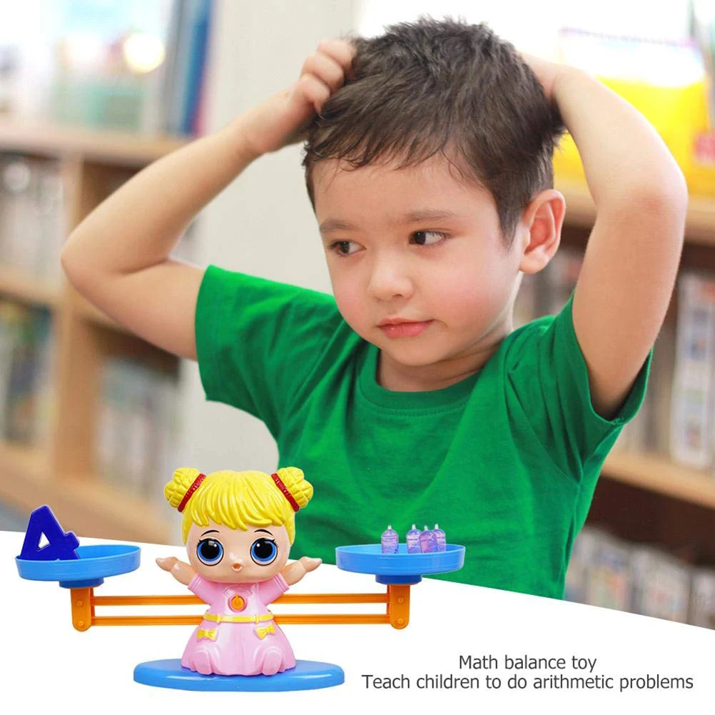 Симпатичные весы Математика арифметическая игрушка игра Дошкольное просвещение