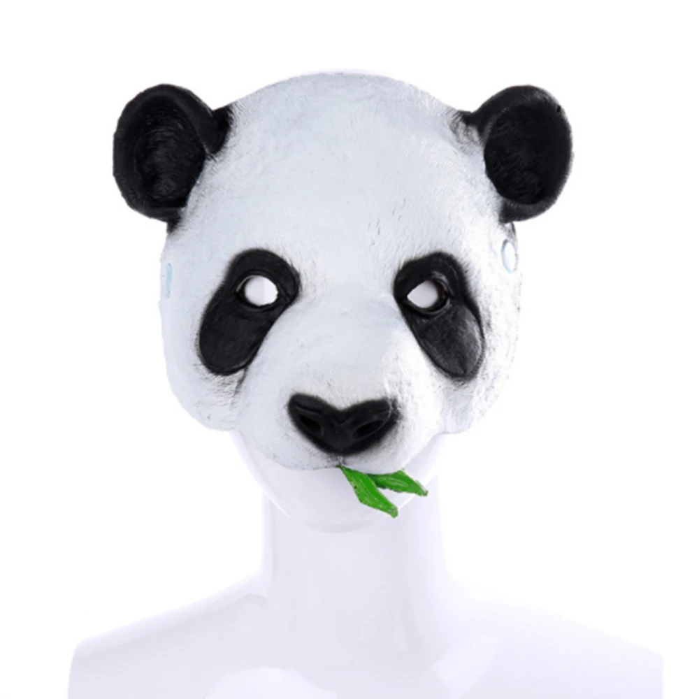 

Головной убор на Хэллоуин, панда, накидка на лицо, головной убор на Хэллоуин, реквизит для косплея