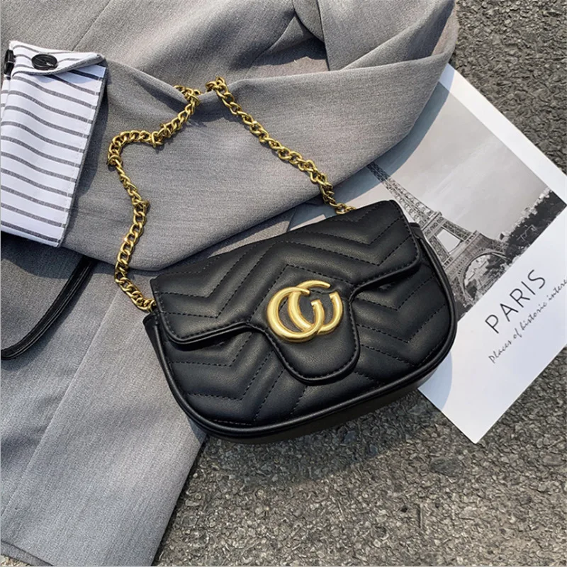 

Bags 2021 Women's New Style Messenger Women's Bags Fashion European and American Shoulder Bags Chain Brand Small Square Bags