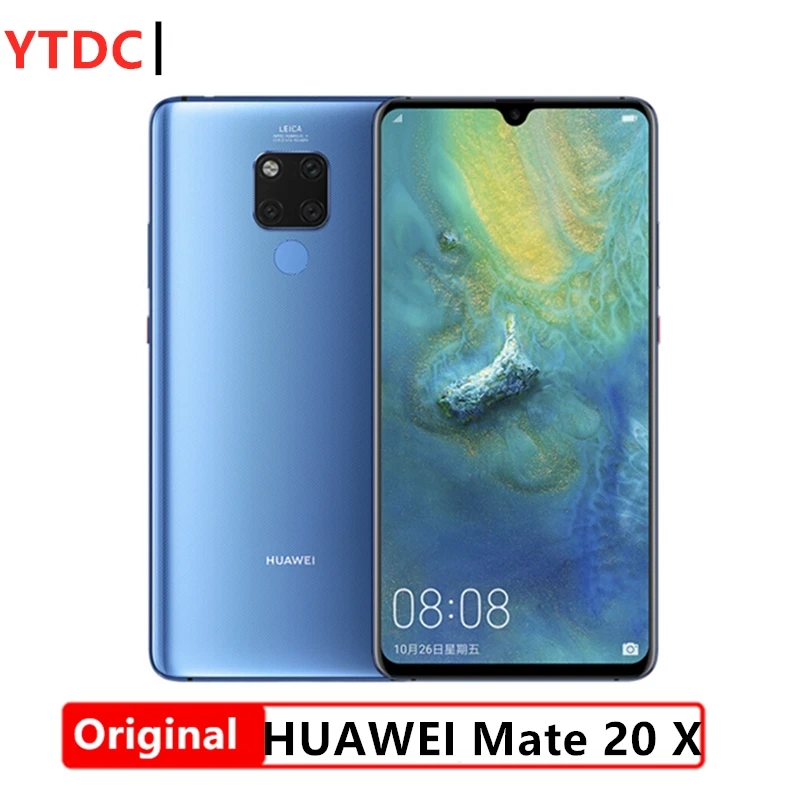 Оригинальный Huawei Mate 20X7 2 дюймов полный экран мобильный телефон Andorid 9 0 Kirin 980 Octa Core