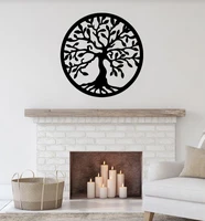 tree of life sacred geometry wall art laser cut wooden sign home room decor wedding family garden decorationparty gifts