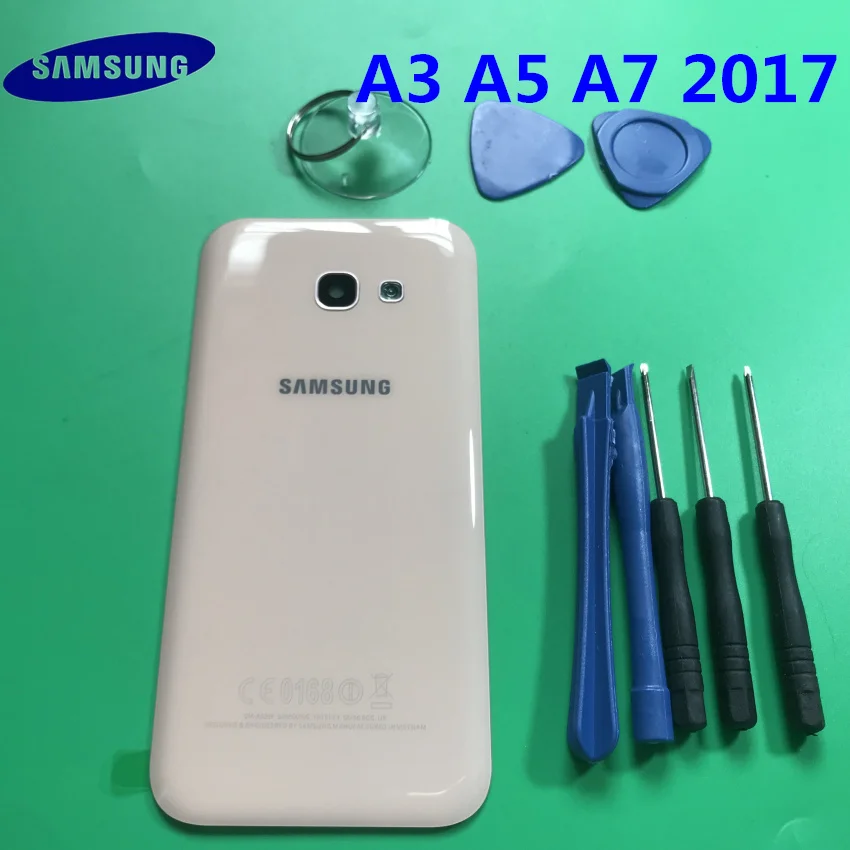 Оригинальная Задняя панель для Samsung Galaxy 2017 A3 A320 A320F A5 A520 A520F A7 A720 сменный
