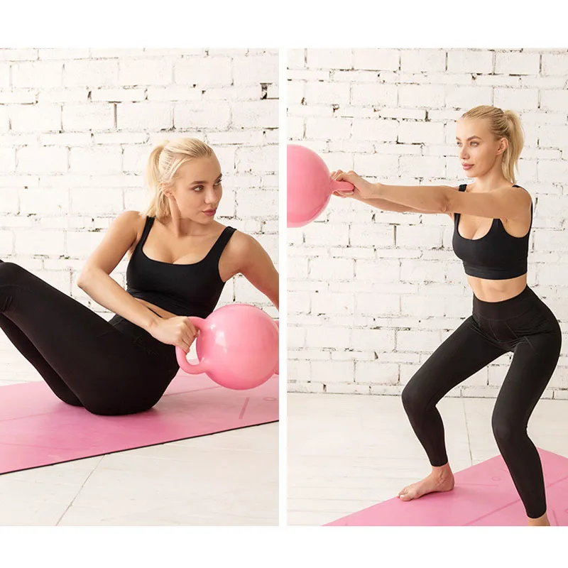6 кг воды Kettlebell фитнес Чайник Гантели регулируемый портативный тренажерный зал