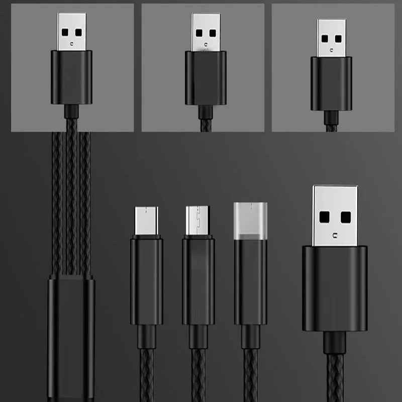 Быстрая зарядка USB линия 3 a кабель для передачи данных type-C кабель для зарядного устройства Micro USB кабель как одна телефонная линия для iPhone7