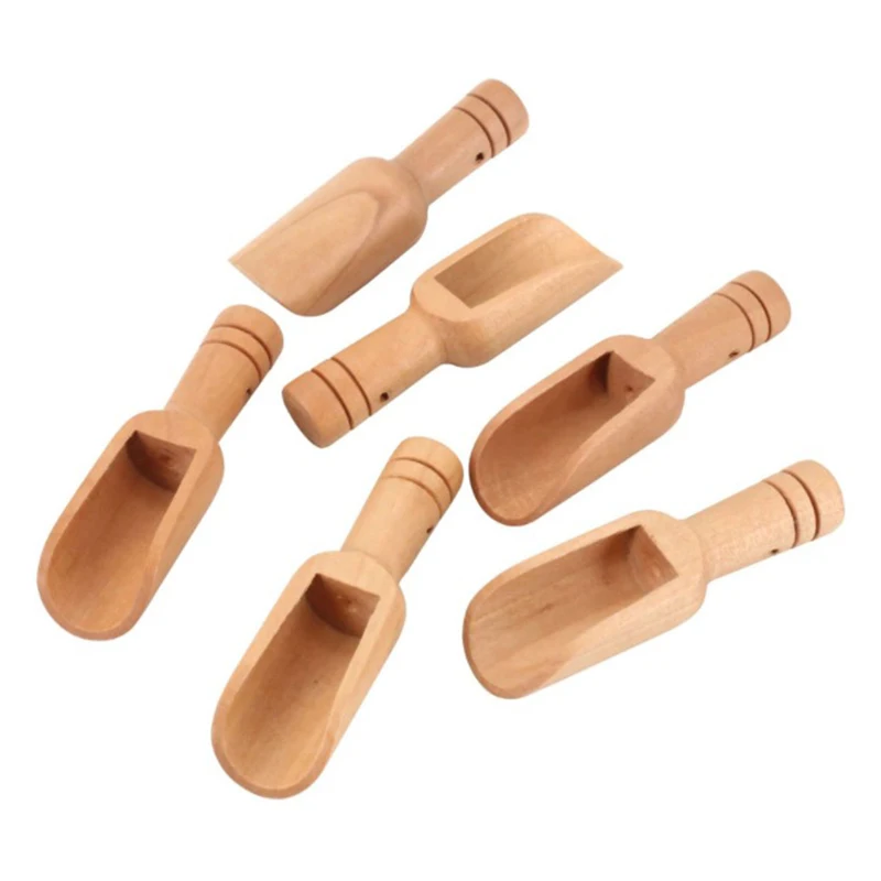 1 шт. деревянный Кухня травяной порошок риса соль сахар специи ложка для муки