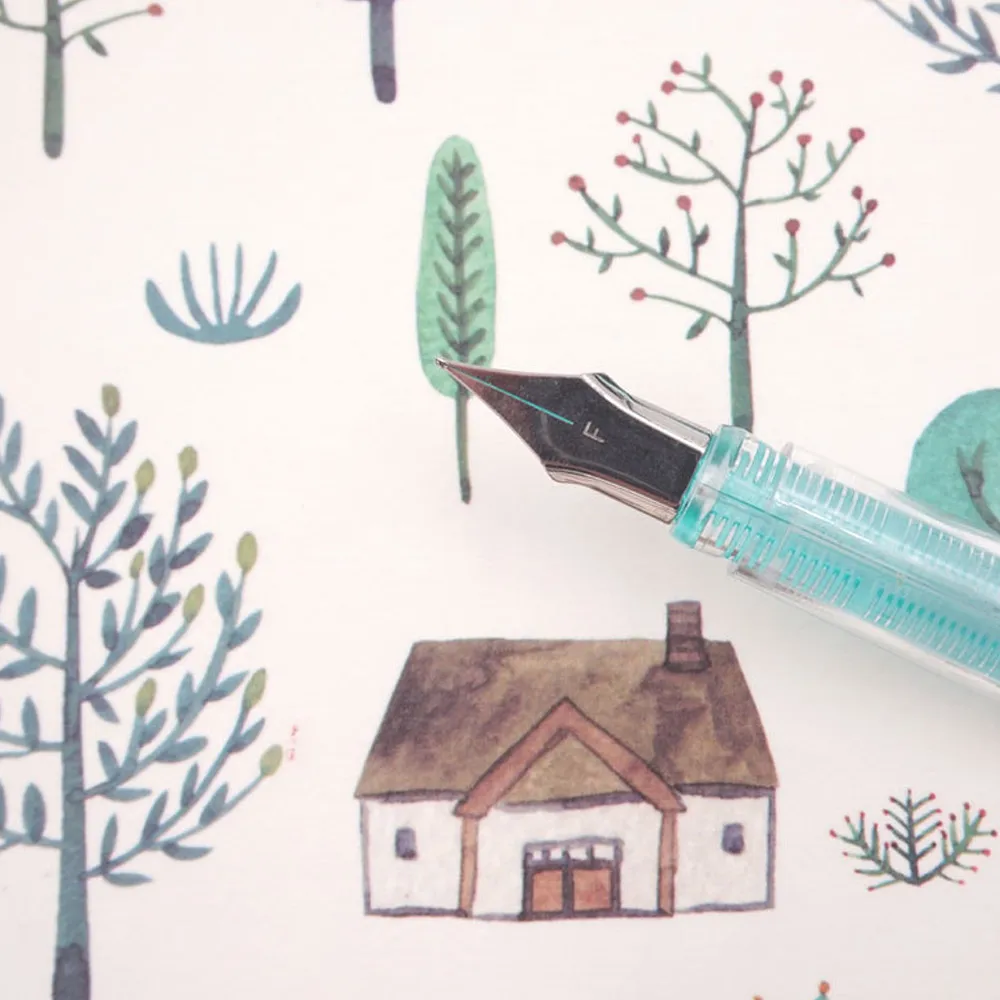 Художественная прозрачная авторучка 0 38 мм/0 5 студенческие офисные и школьные