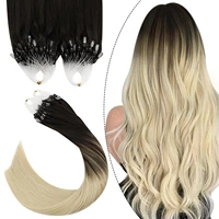 14 colors ugeat micro link hair extensions human hair 14 24 1g1s machine remy hair 50g100g micro bead extensions balayage