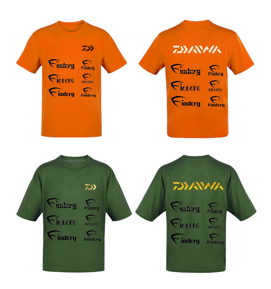 

Daiwa Fishing T-Shirts Jersey Short-sleeve Men Summer Outdoor Sport Fishing Clothes Anti-UV Quick Dry Breathable Clothing