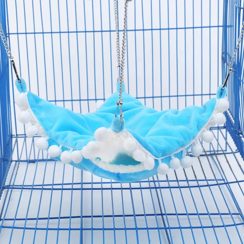 

Birds hammock birds nest parrot hamster berth toy hammock bird hanging Cave Snuggle cottage bed pet hanging bed Canvas.