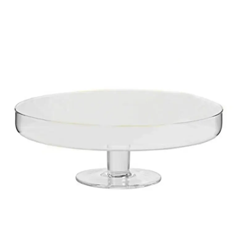 

Держатель для торта стекло ручной работы Laguna 11 ", Сделано в Польше