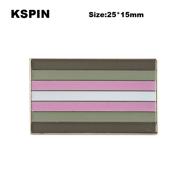 Omnisexual Pride Flag Badge Brooch National Lapel Pin International Travel Pins XY0889 | Украшения и аксессуары