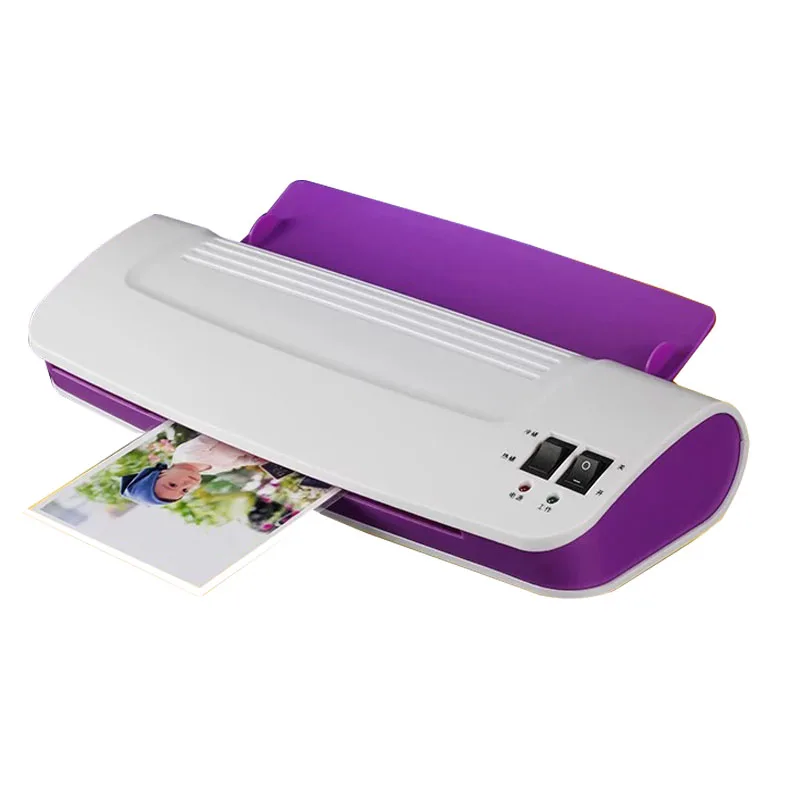 Home Office Hot Cold Laminator Machine for A4 Document Photo Blister Packaging Plastic Film Roll | Компьютеры и офис